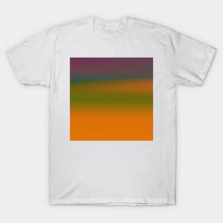 orange green purple brown texture design T-Shirt